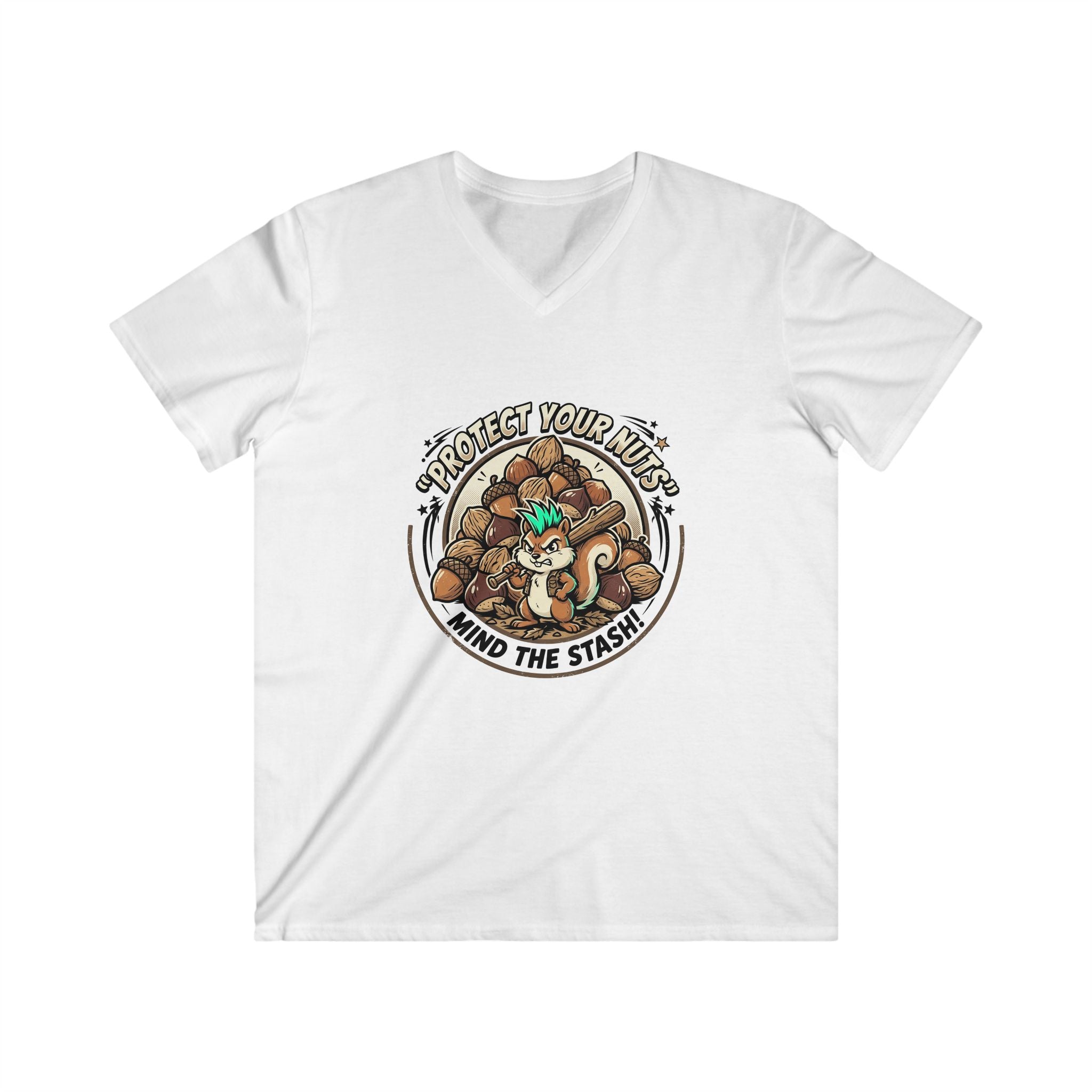 Men's Fitted V-Neck Short Sleeve Tee