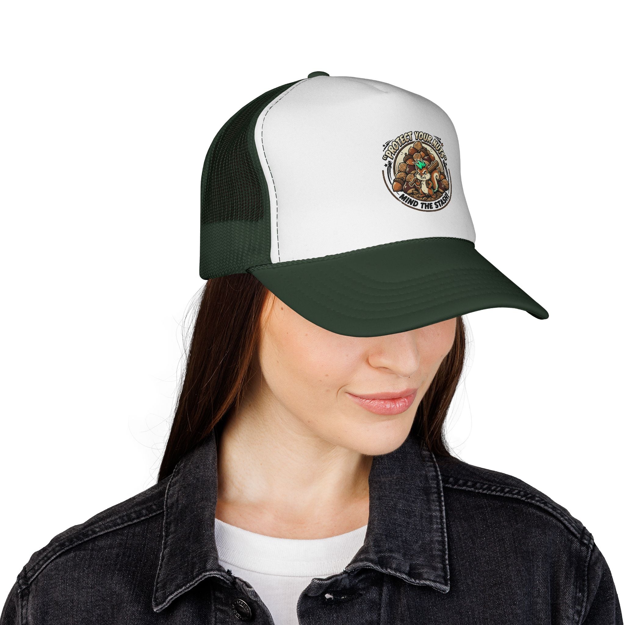 Trucker Cap — 'Protect What You Love' Vintage Wildlife Patch