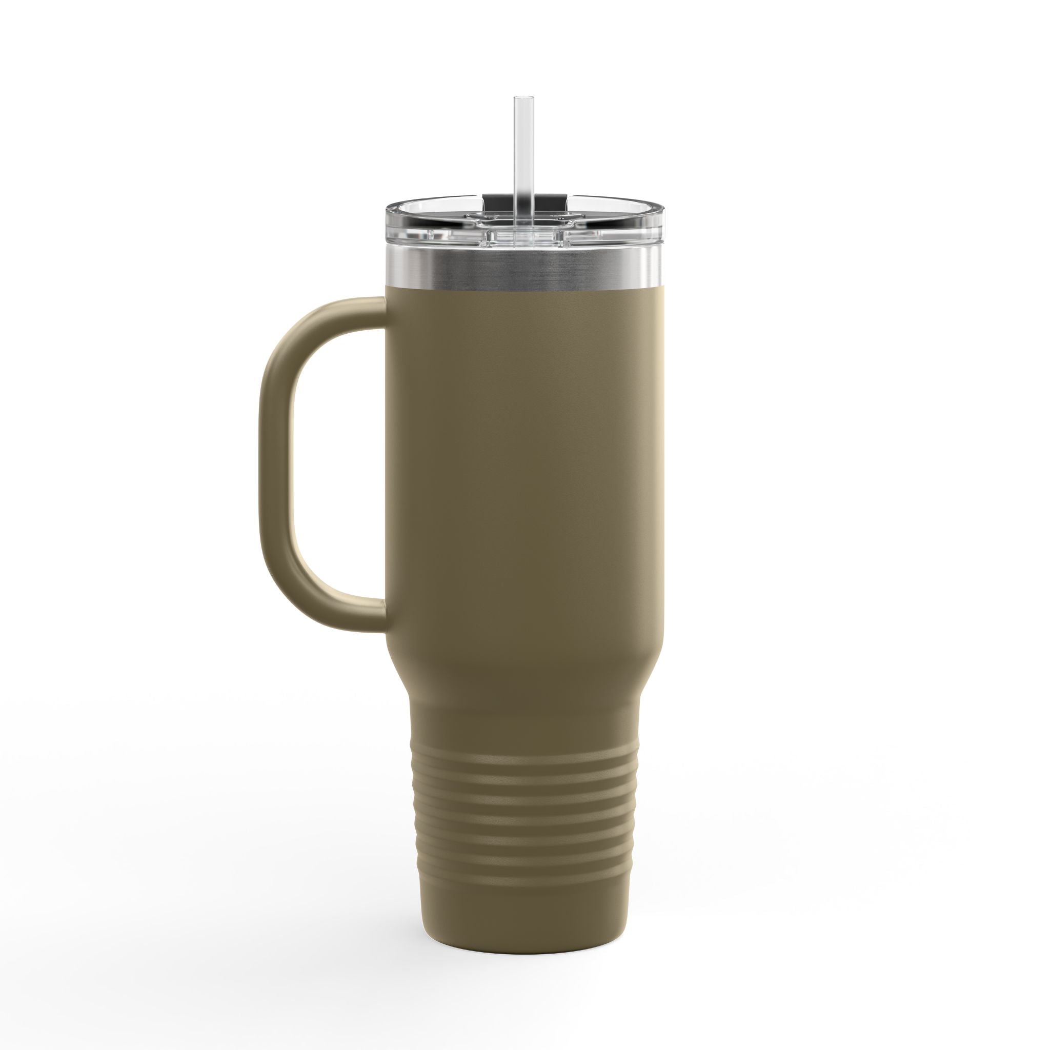 40oz Insulated Travel Mug — "Protect Your Nuts, Mind the Stash" Squirrel Design