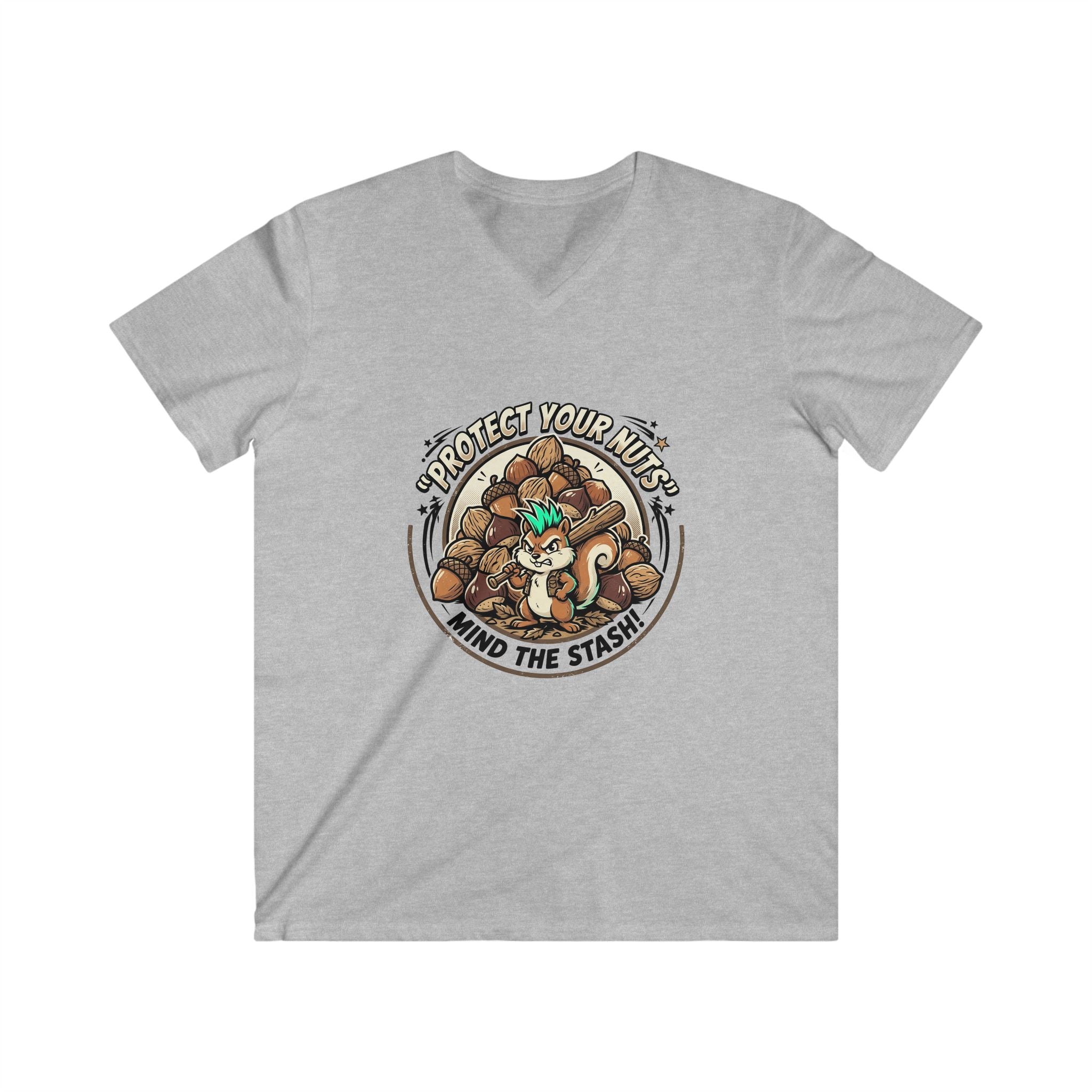 Men's Fitted V-Neck Short Sleeve Tee