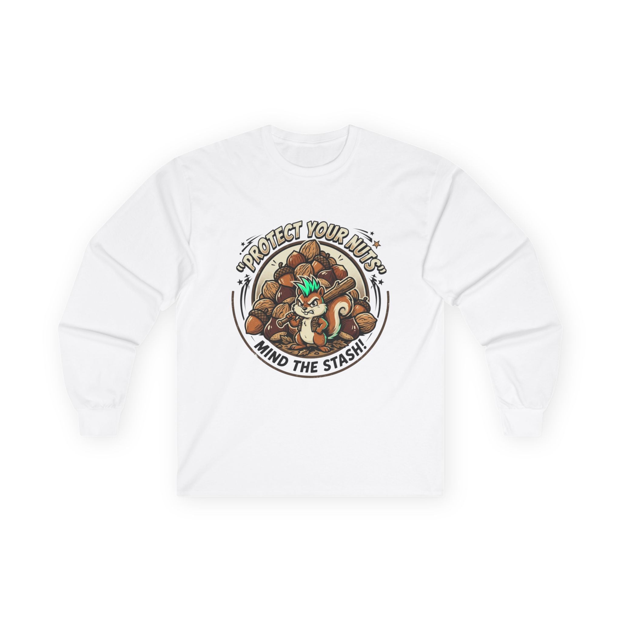 Protect your Nuts Mind The Stash Unisex Ultra Cotton Long Sleeve Tee