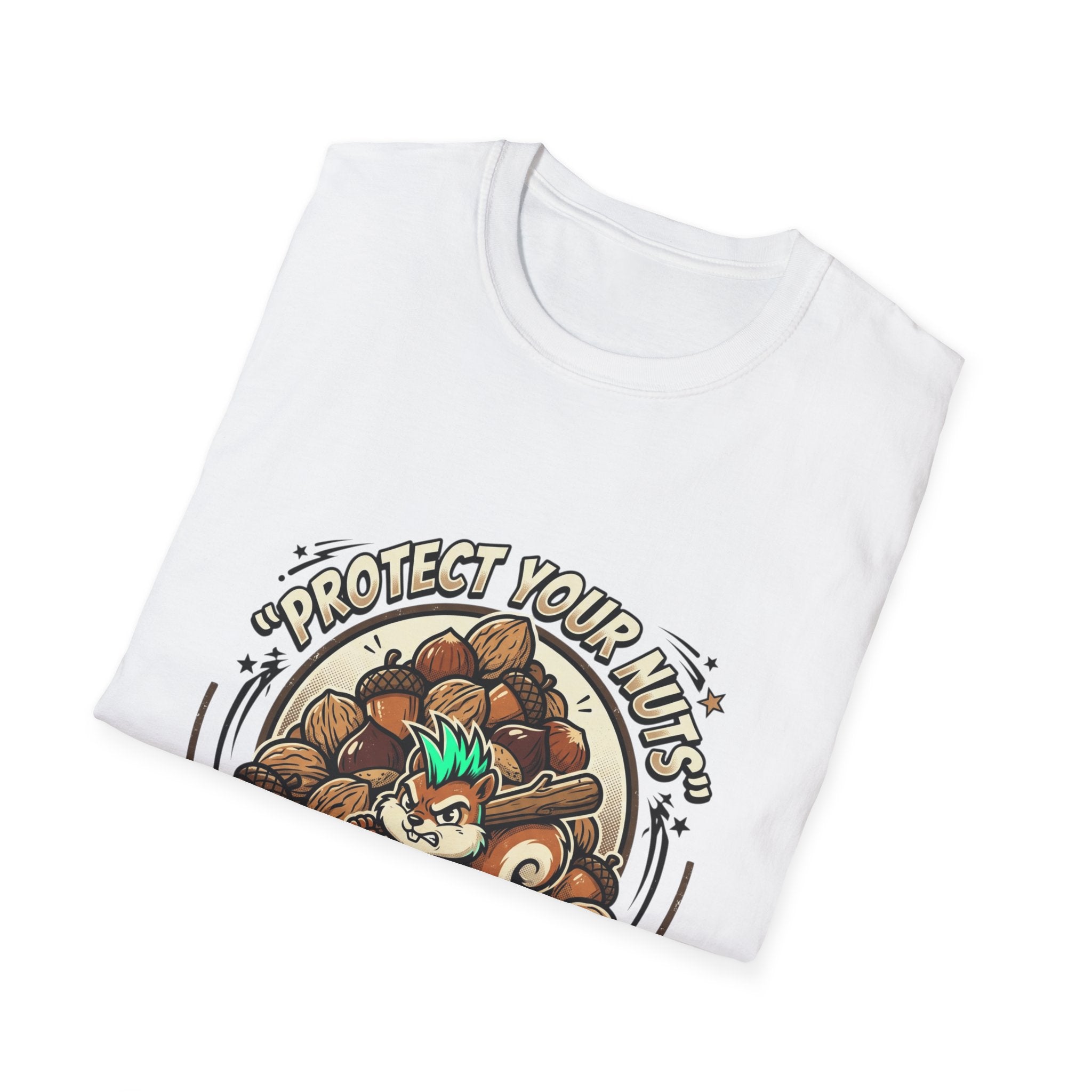 Protect your Nuts Mind The Stash Unisex Softstyle T-Shirt