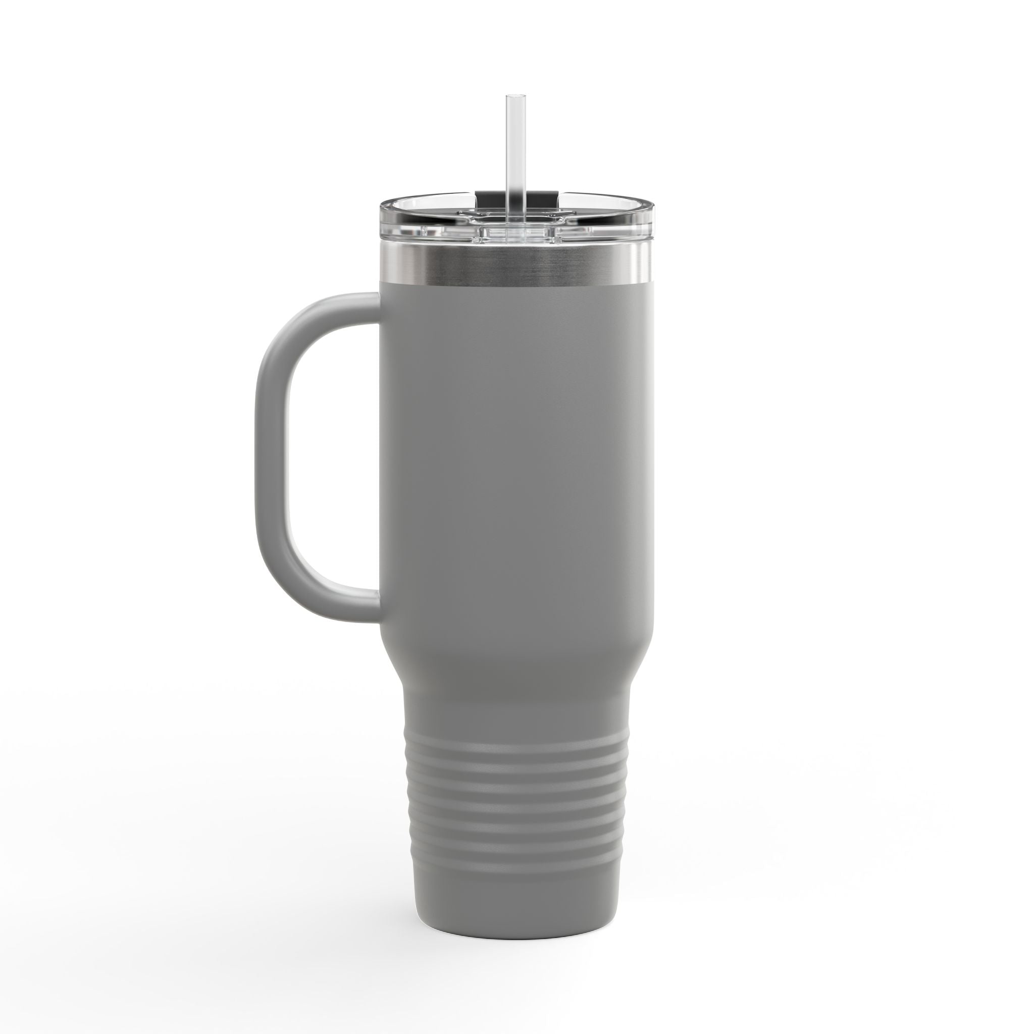 40oz Insulated Travel Mug — "Protect Your Nuts, Mind the Stash" Squirrel Design