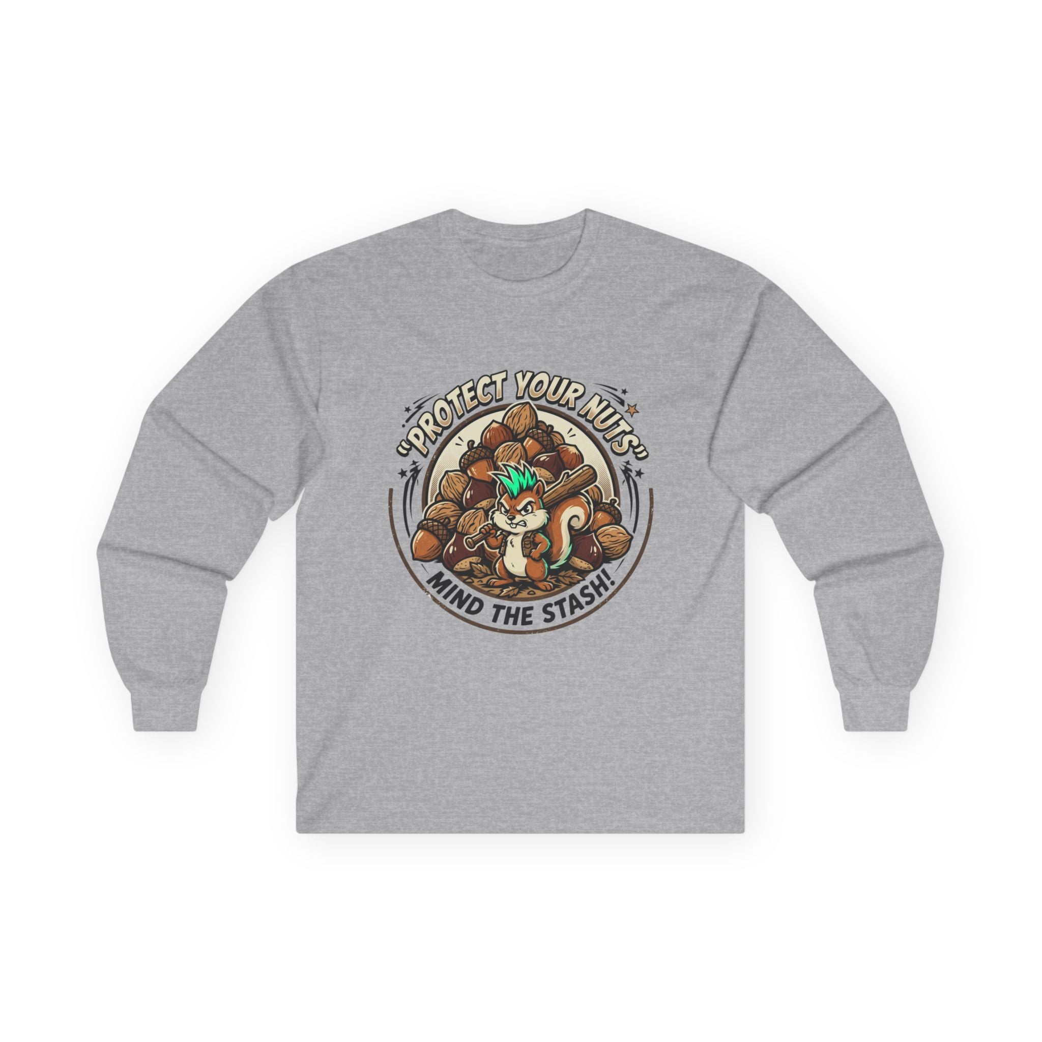 Protect your Nuts Mind The Stash Unisex Ultra Cotton Long Sleeve Tee