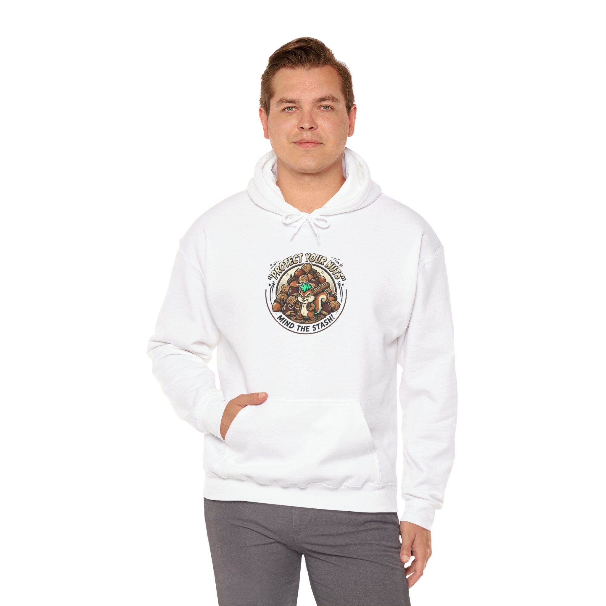 Protect Your Nuts-Mind Unisex Heavy Blend™ Hooded Sweatshirt
